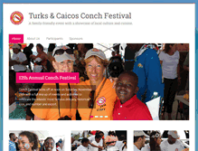 Tablet Screenshot of conchfestival.com